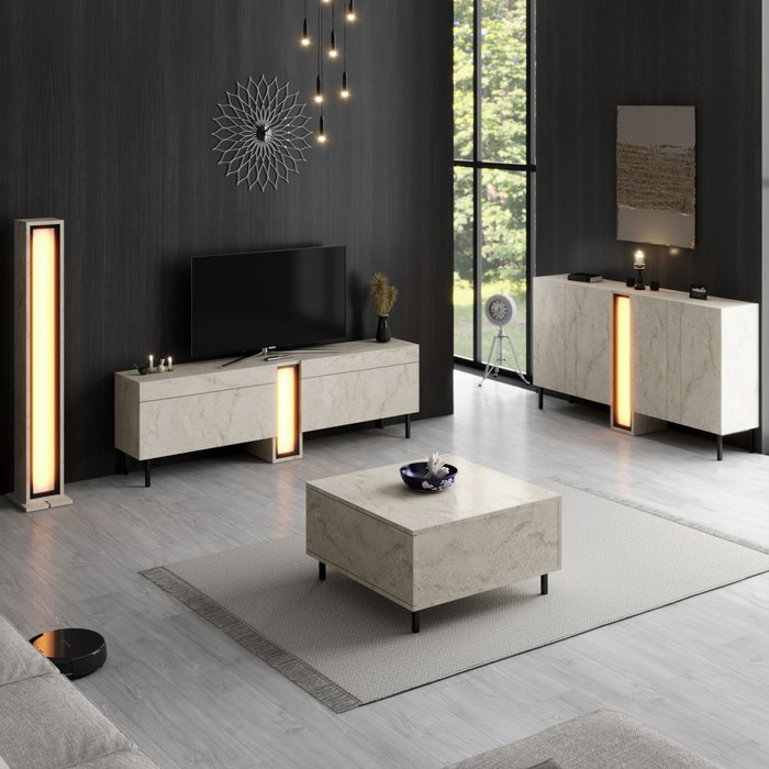 Hanah Home Consola Nova - Travertino